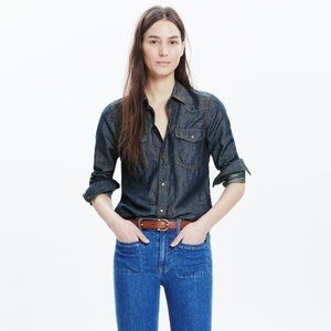NWT Madewell x Daryl K Denim Chambray Western Shirt